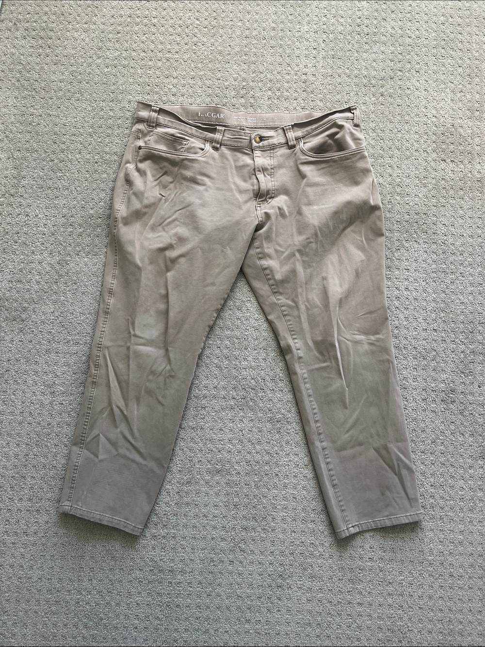 Haggar Men's Chinos Khakis in Light Taupe